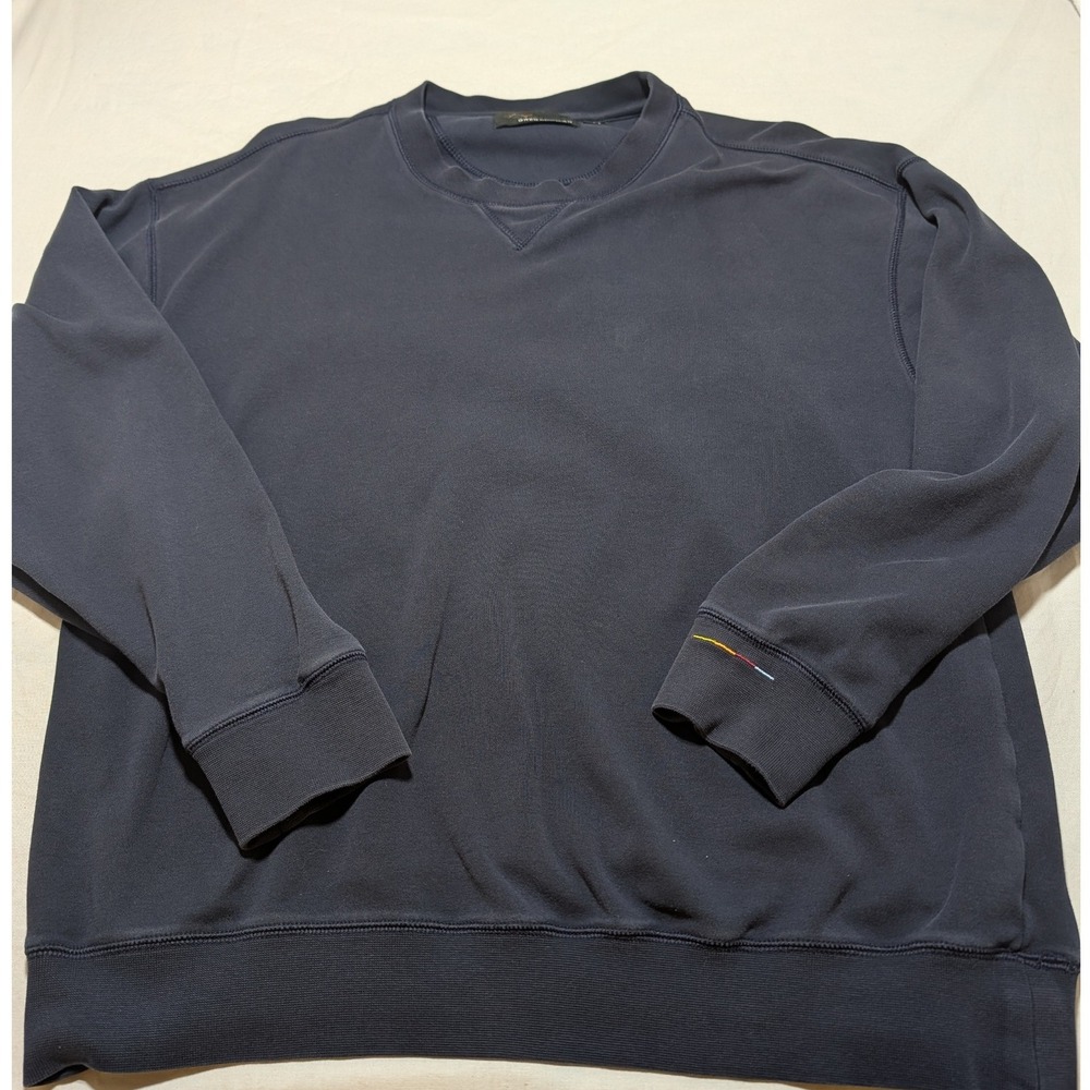 Greg Norman Mens Navy Blue Crewneck Sweatshirt Pullover Size Large RN 69421